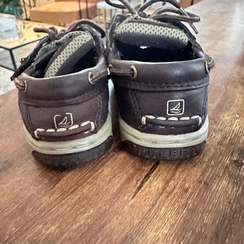 Sperry Boys Baby Billfish Chocolate Leather 7M‎